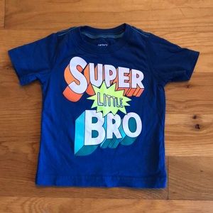 3/$12 💰 Super Little Bro Shirt